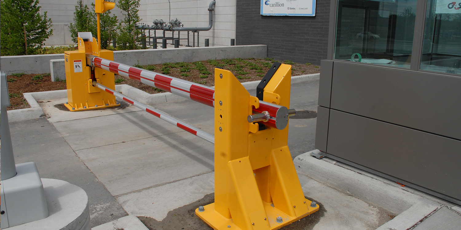 StrongArm barrier at a vehicle entrance — Nice | HySecurity manufacturer photograph